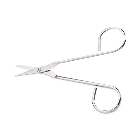 FIRST AID ONLY Scissors, Pointed Tip, 4.5 Long, Nickel Straight Handle FAE-6004